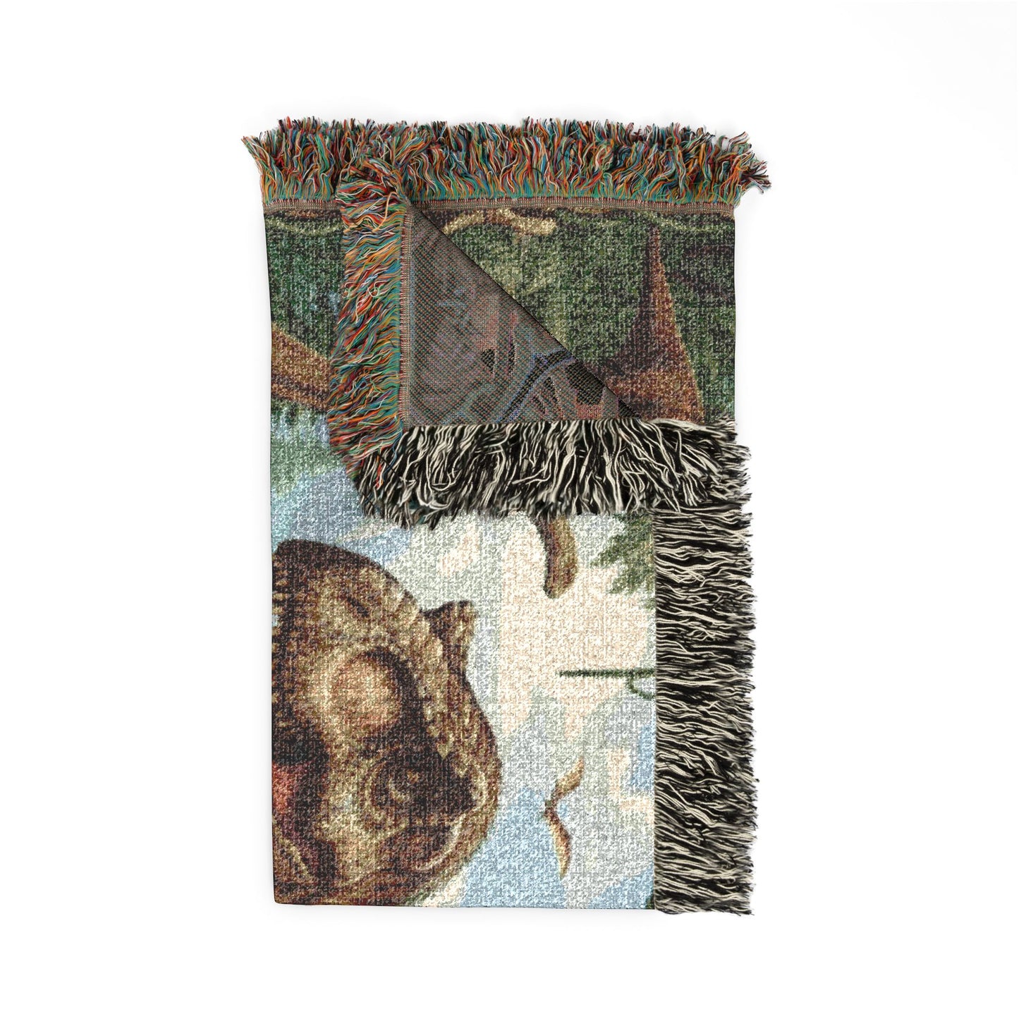 T-Rex Jurassic Woven Blanket – Dinosaur Throw for Kids & Fans