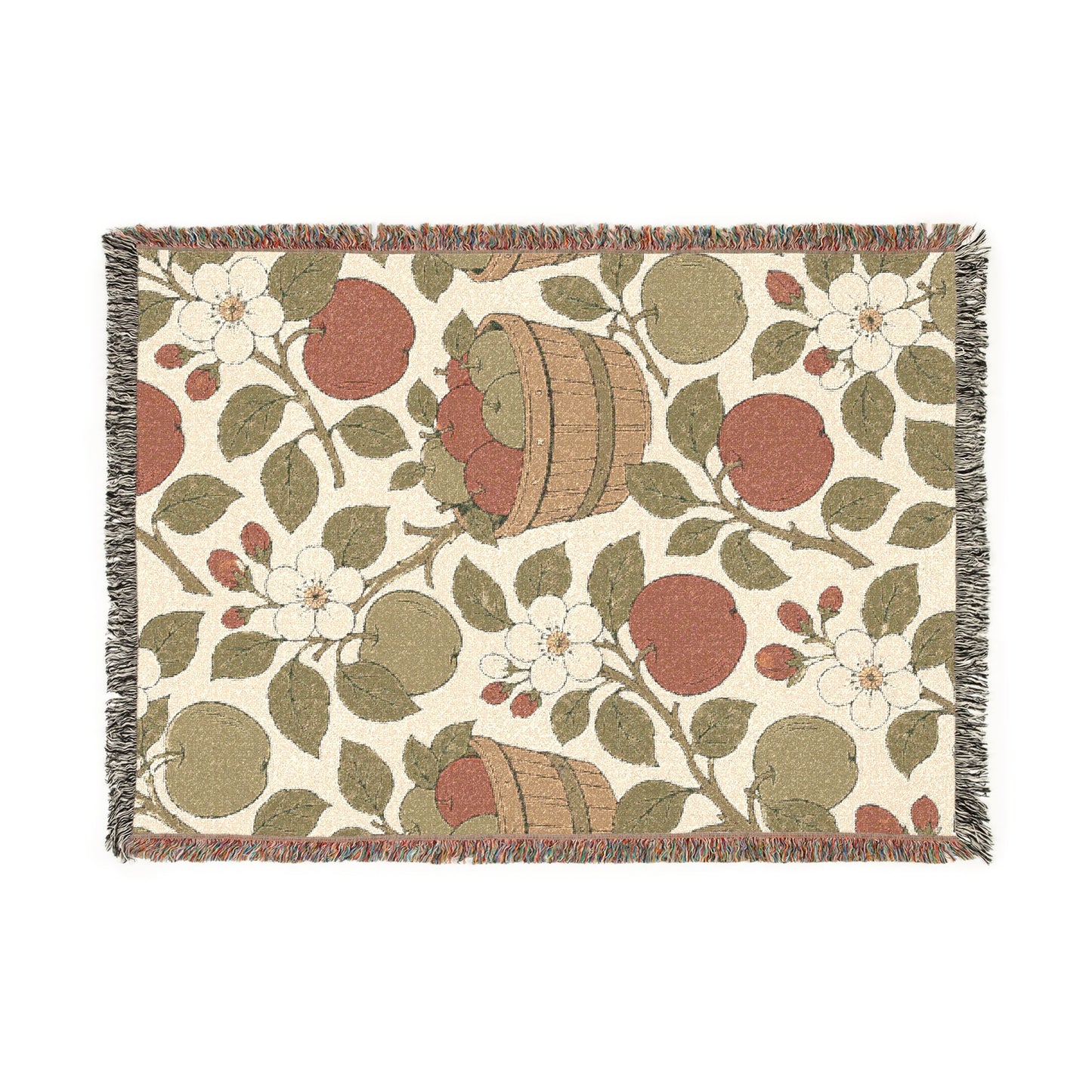 Apple Orchard Woven Throw Blanket