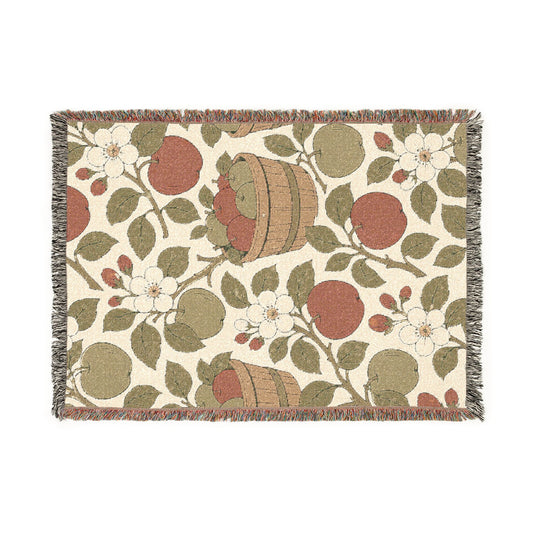Apple Orchard Woven Throw Blanket