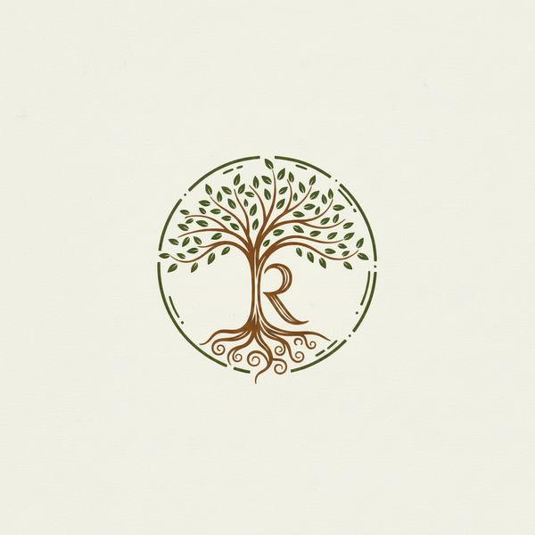 Bold Minimalist R Tree Logo